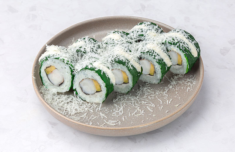 Кайсо с креветками